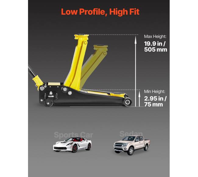 Mažaaukštis hidraulinis domkratas 2 tonos2