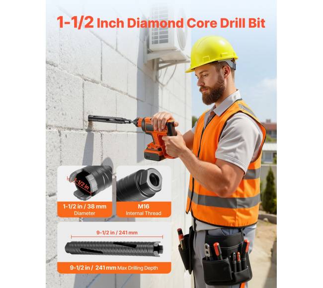 Šerdinis grąžtas, 38 mm diametras1