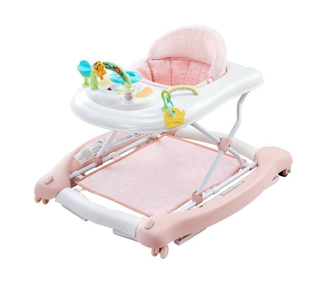 5-in-1 kūdikio vaikštynė su reguliuojama aukštimi0