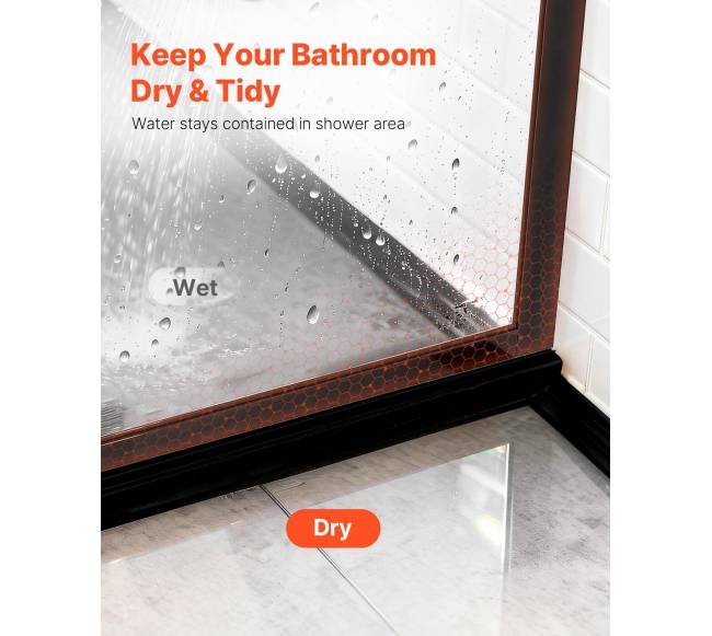 grūdinto stiklo dušo panelis, 864 x 1870 mm4