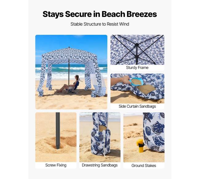 paplūdimio kupolas su UPF 50+ apsauga2