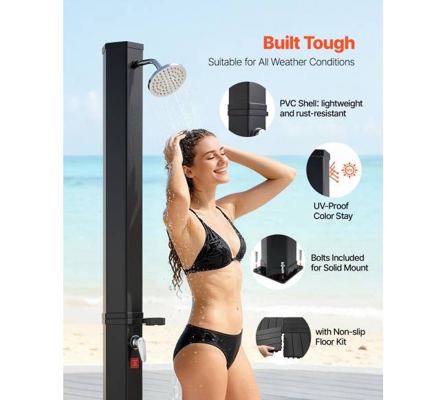 35 litrų saulės šildoma lauko dušas5