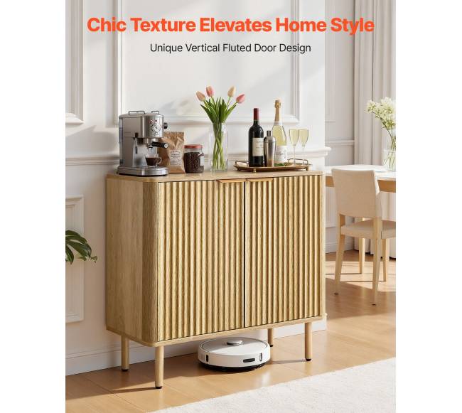 Kavos baro spintelė su lentynomis ir durelėmis1