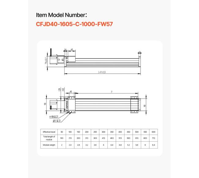 linijinis kreiptuvas 1000 mm, CNC įrenginys6