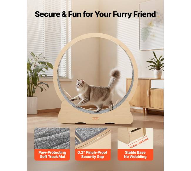 Medinis kačių bėgimo ratas vidiniams katėms2