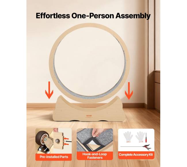 Medinis kačių bėgimo ratas vidiniams katėms4