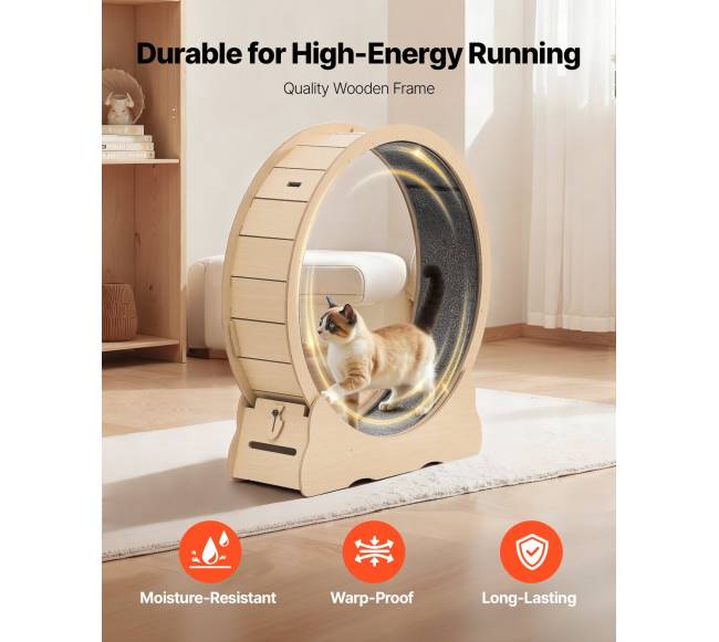 Medinis kačių bėgimo ratas vidiniams katėms5