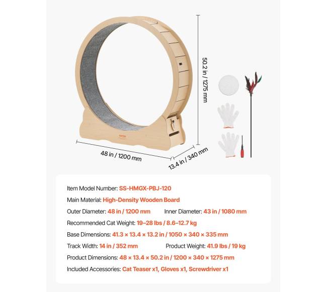 Medinis kačių bėgimo ratas vidiniams katėms6