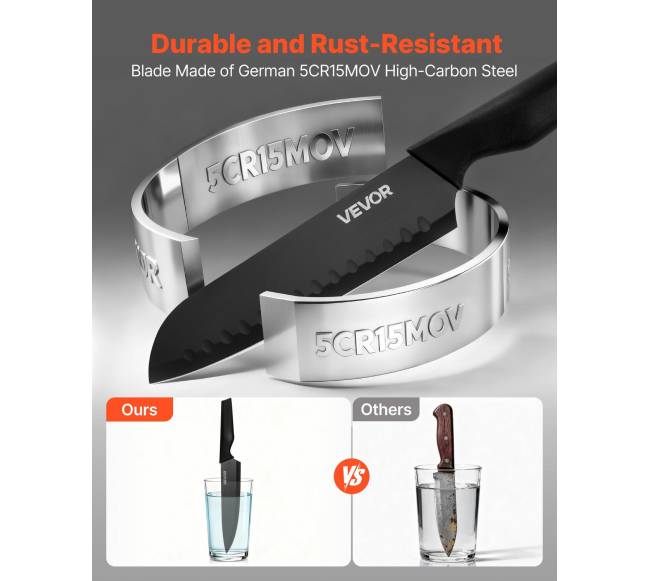 Virtuvinių peilių rinkinys su stovu ir galąstuvu3