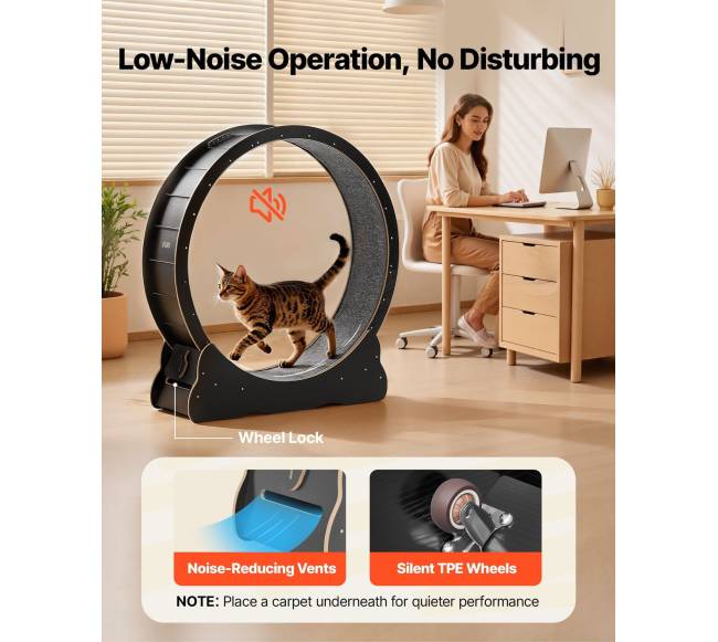 Katės bėgimo ratas 120 cm juodas3