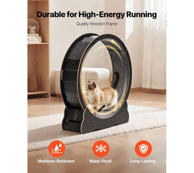 Katės bėgimo ratas 120 cm juodas5