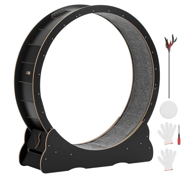 Katės bėgimo ratas 120 cm juodas8