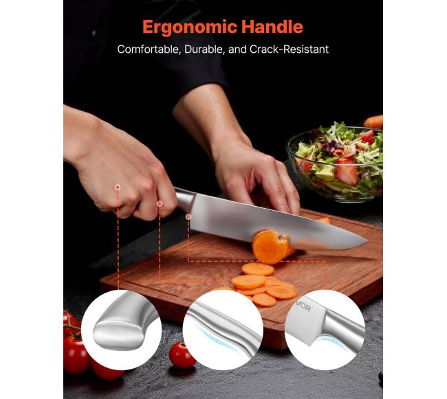 Virtuvinių peilių rinkinys su bloku ir galąstuvu4