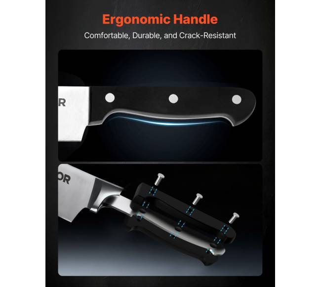 Virtuvinis peilių rinkinys su bloku ir galąstuvu4