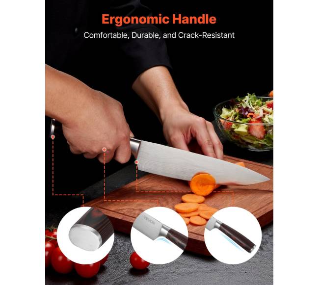 Virtuvinių peilių rinkinys su stovu ir galąstuvu4