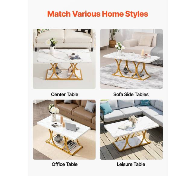 Modernus stačiakampis kavos staliukas6