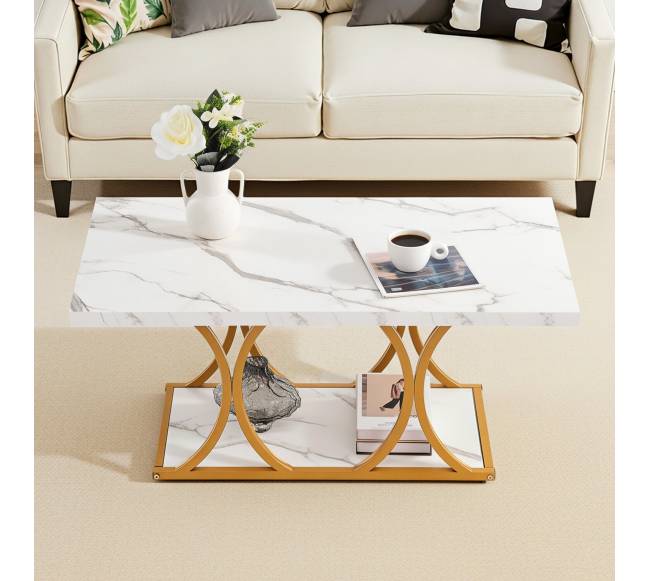 Modernus stačiakampis kavos staliukas7