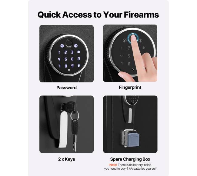 Seifas 8-10 ginklams su pirštų atspaudu ir slaptažodžiu2