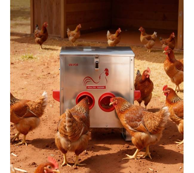 Automatinė vištų lesyklėlė, 11,34 kg talpa7