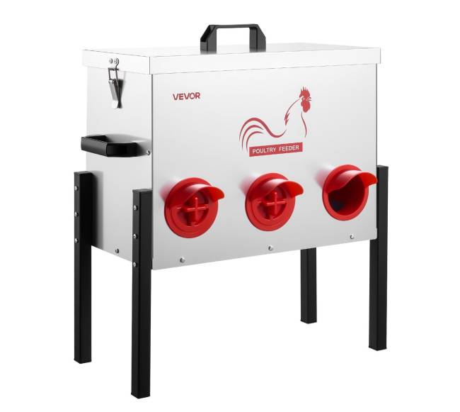 Automatinis paukščių lesykla su 6 lesimo angomis8