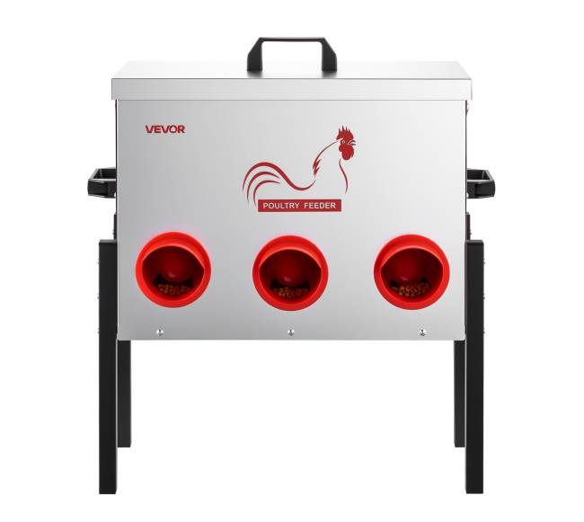 Automatinis paukščių lesykla su 6 lesimo angomis9