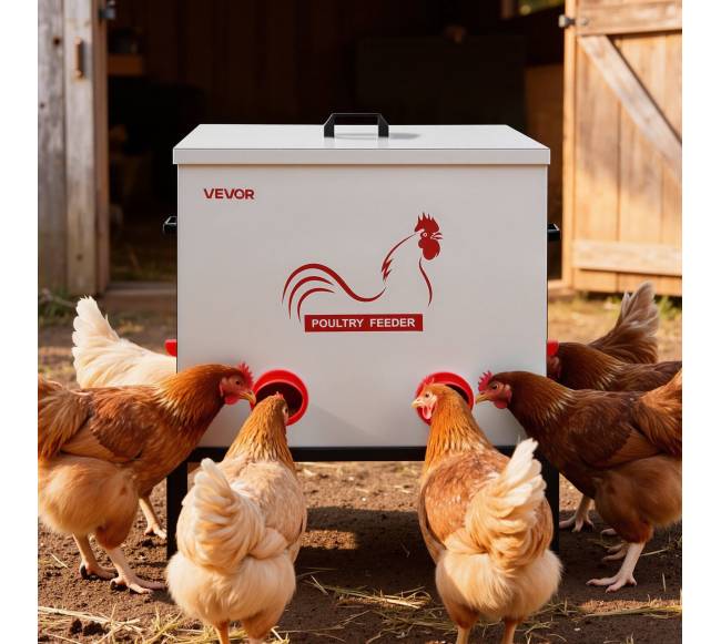 Automatinė vištų lesyklė, 38.56 kg, 6 angos7