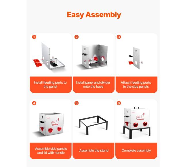Automatinė vištidė, 22.68 kg talpa5