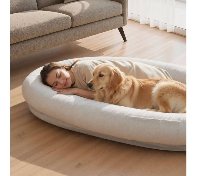 Žmonių šuns lova, 178x120 cm, atminties putos7