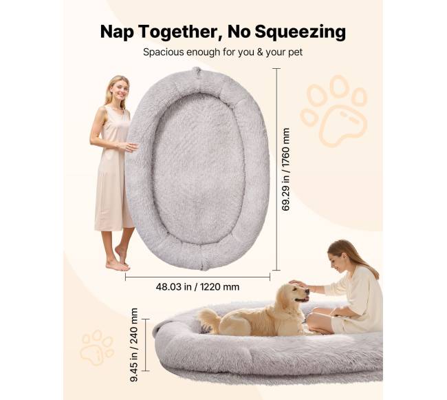 Žmonių dydžio šuns guolis1