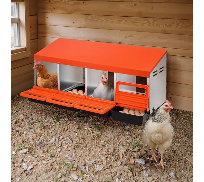 Keturių skyrių vištų lizdų dėžės7