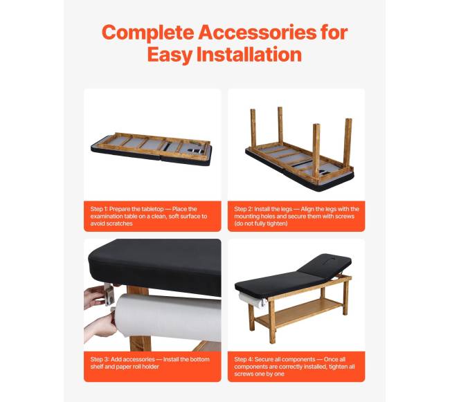 Medicininis patikrinimo stalas su reguliuojama atrama5