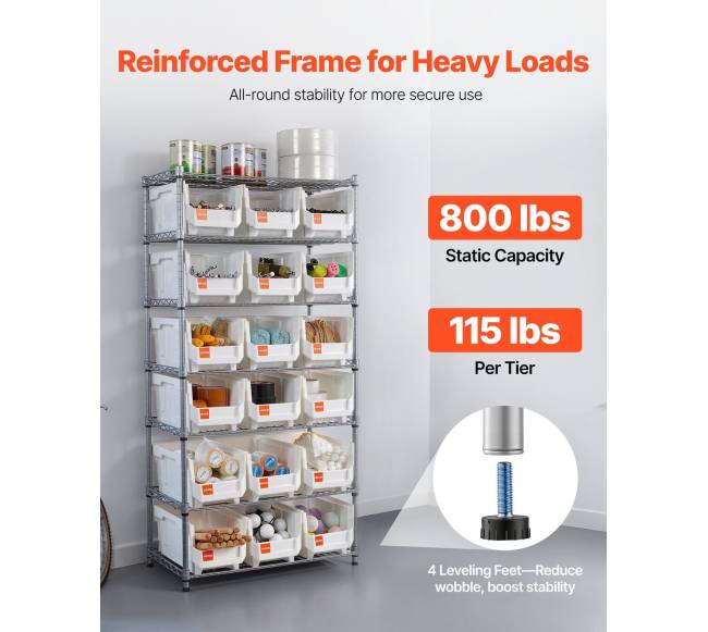 7 lygių mobilus bin laikymo stelažas2