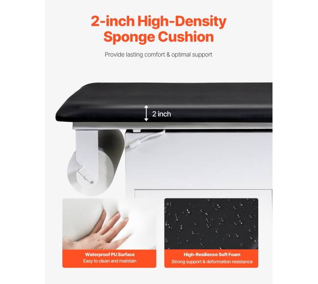 Medicininis tyrimo stalas su reguliuojama atlošu3