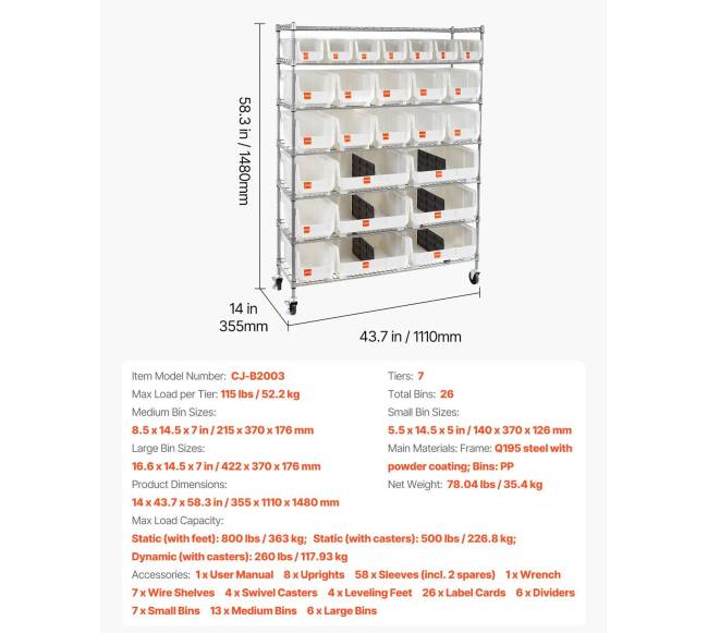 7 pakopų riedantys sandėlių stelažai6