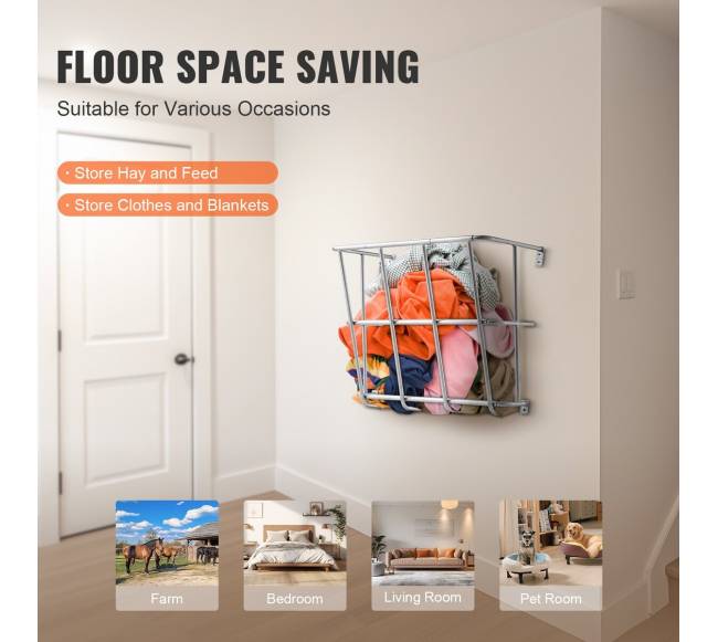 Sieninis šieno šėryklas gyvuliams 18,5 galonų4