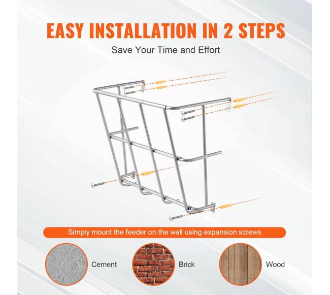 Sieninis šieno šėryklas gyvuliams 18,5 galonų5