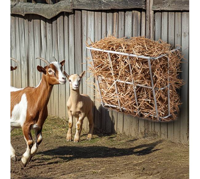 Sieninis šieno šėryklas gyvuliams 18,5 galonų7