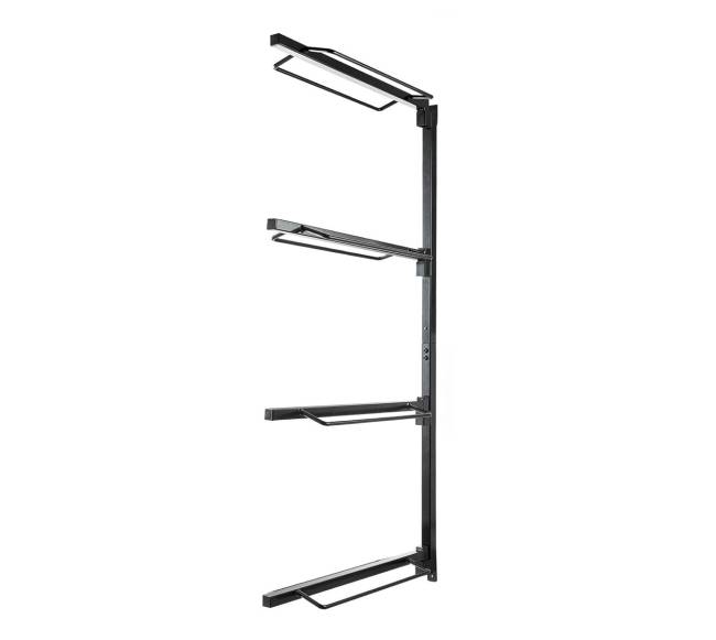 Keturių lygių balnų laikiklis ant sienos8