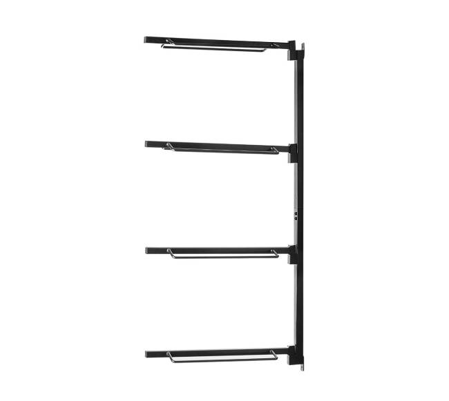 Keturių lygių balnų laikiklis ant sienos10