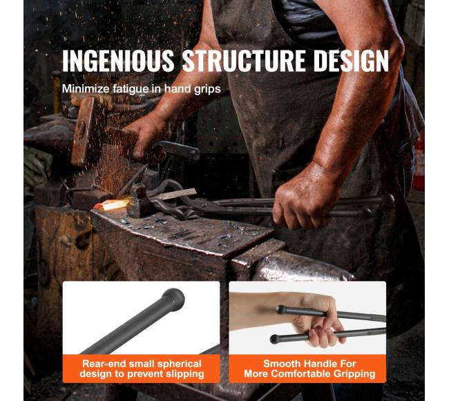 Juodųjų metalų kalvės žnyplės, 46 cm3