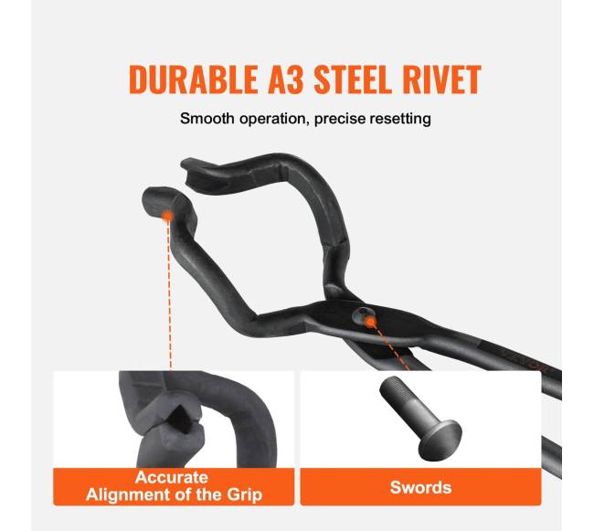 Juodųjų metalų kalvės žnyplės, 46 cm5