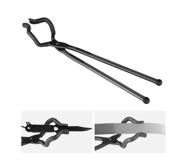 Juodųjų metalų kalvės žnyplės, 46 cm8