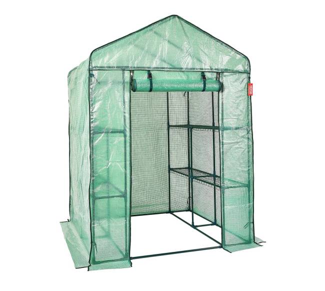 Pavėsinė šiltnamis su lentynomis0