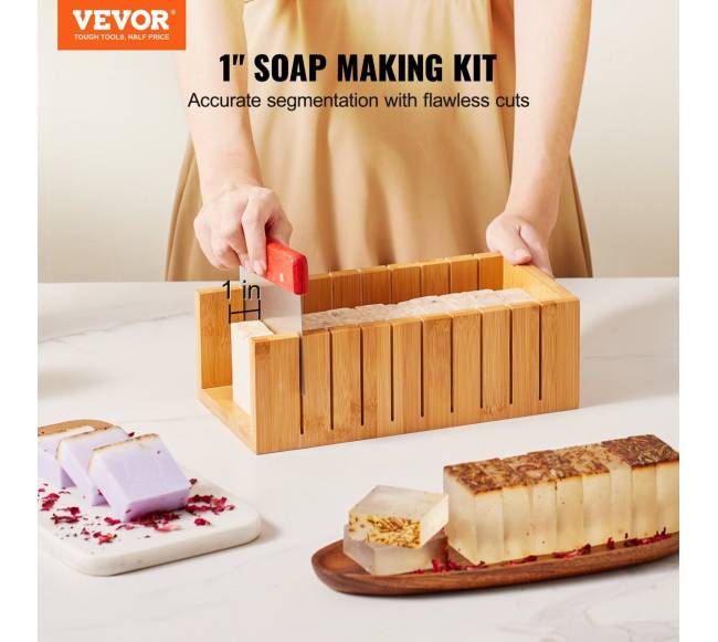 Muilo gamybos rinkinys su bambuko pjaustymo dėže1