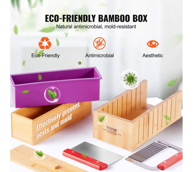 Muilo gamybos rinkinys su bambuko pjaustymo dėže3