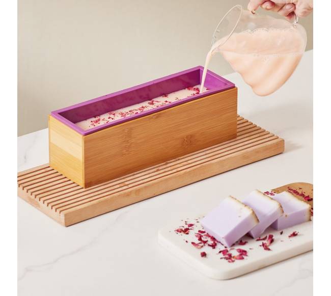 Muilo gamybos rinkinys su bambuko pjaustymo dėže7