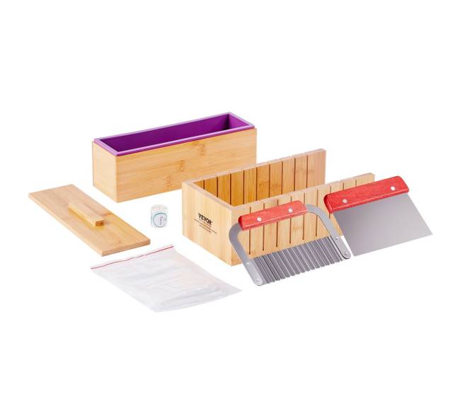 Muilo gamybos rinkinys su bambuko pjaustymo dėže8