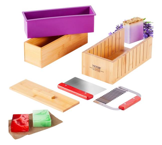 Muilo gamybos rinkinys su bambuko pjaustymo dėže9