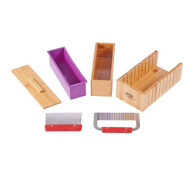 Muilo gamybos rinkinys su bambuko pjaustymo dėže10