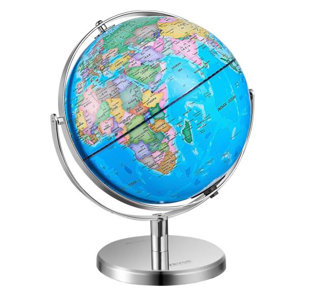 Apšviestas gaublys su stovu 33 cm0